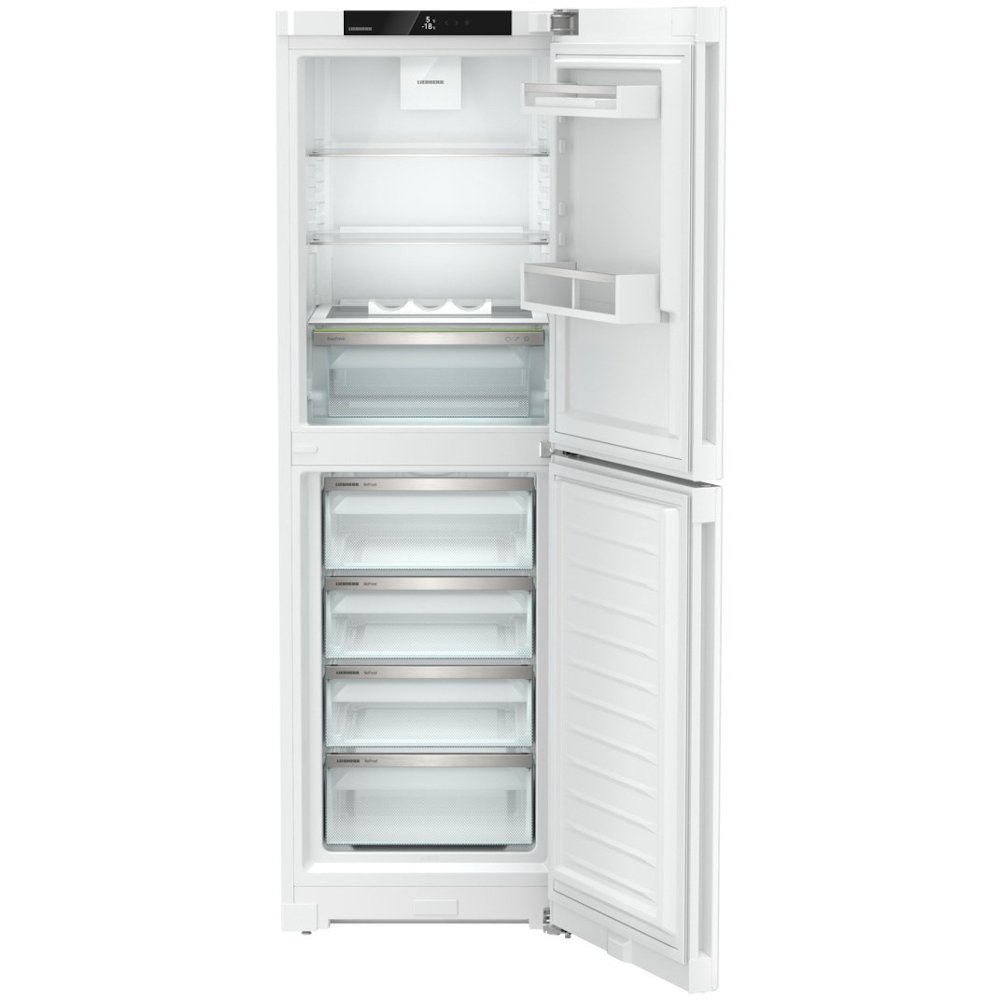 Liebherr CNd 5204 No Frost Fridge Freezer, 50/50, White, D Rated