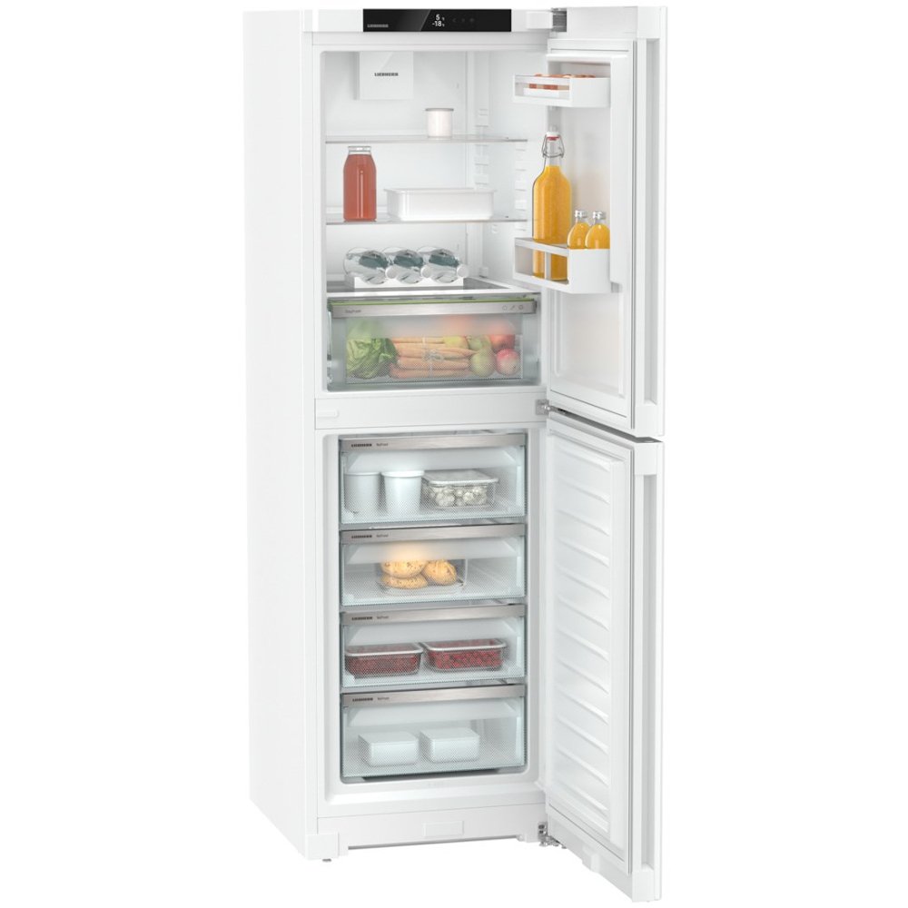Liebherr CNd 5204 No Frost Fridge Freezer, 50/50, White, D Rated