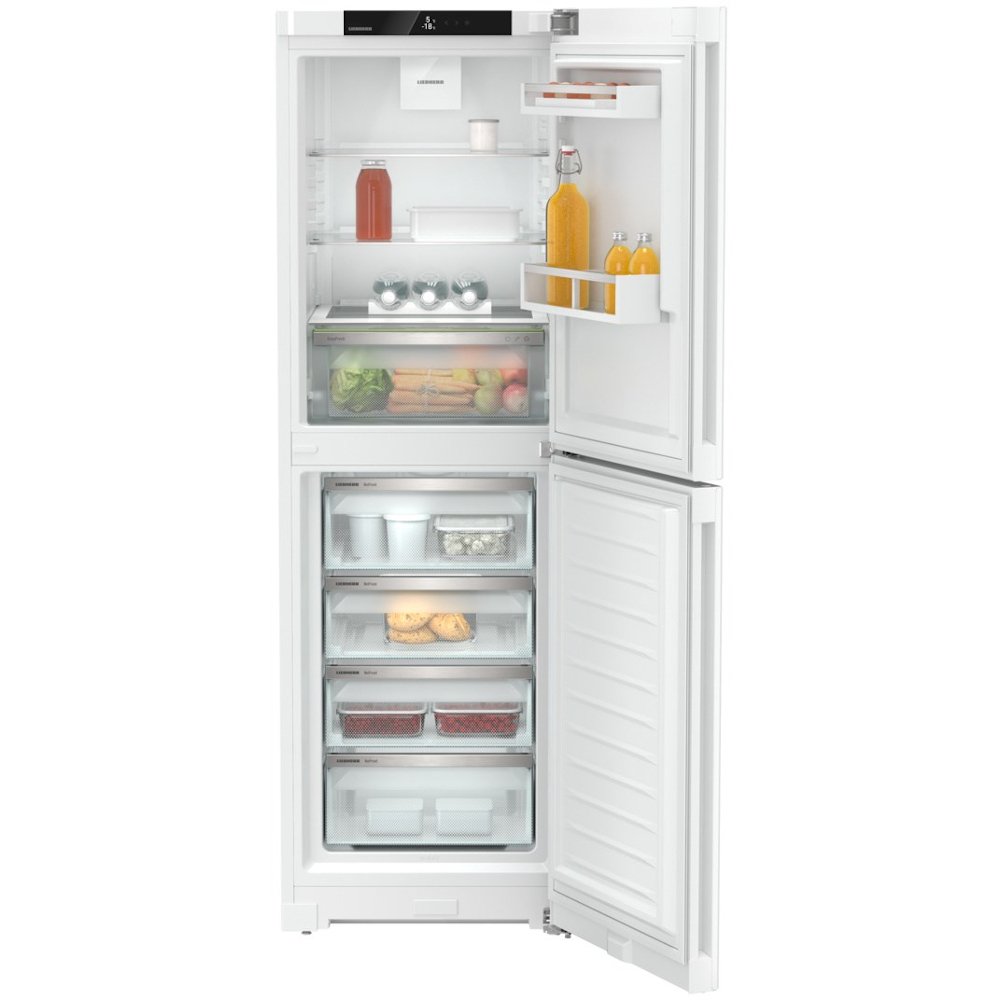 Liebherr CNd 5204 No Frost Fridge Freezer, 50/50, White, D Rated