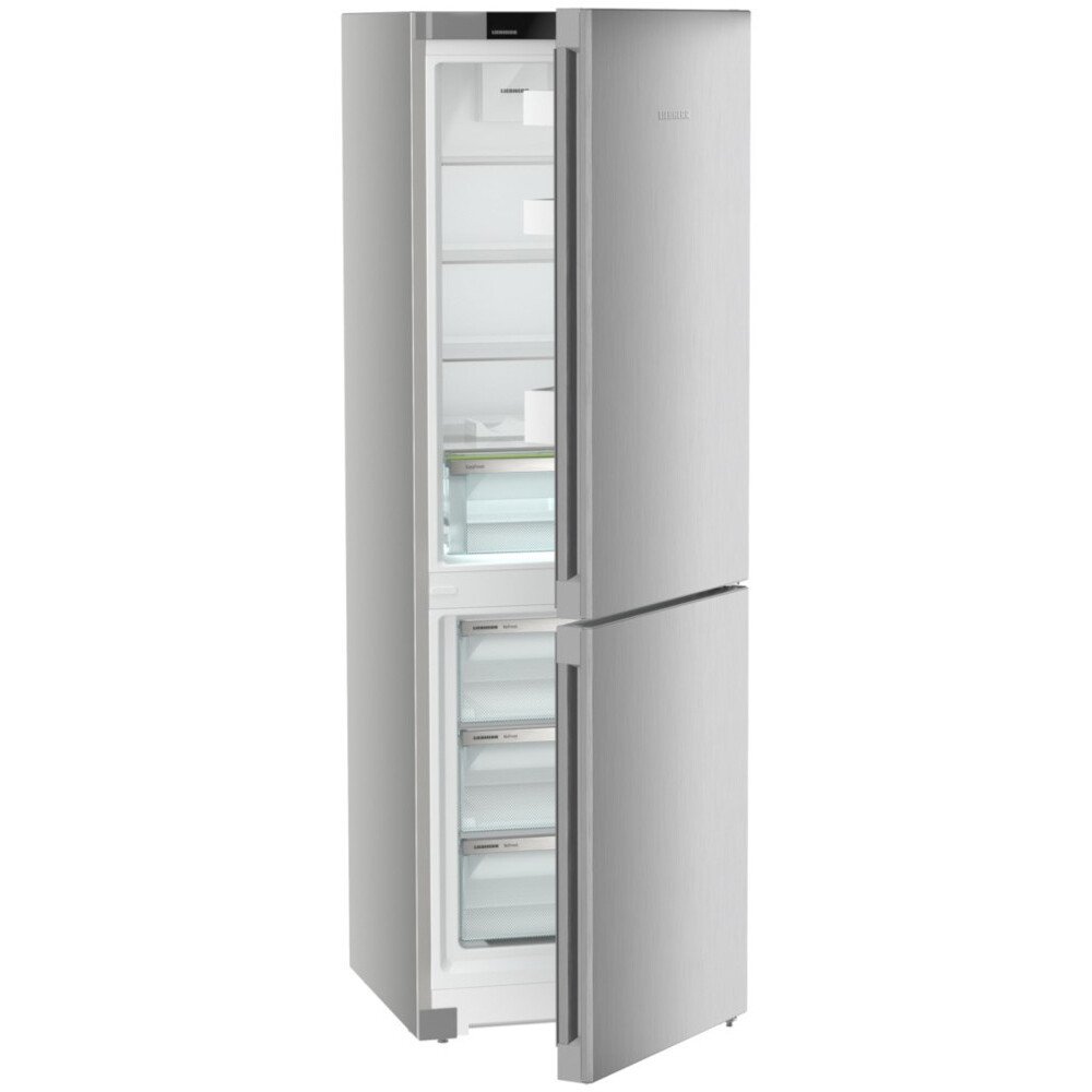 Liebherr CNsfd 5203 No Frost Fridge Freezer, 60/40, Stainless Steel, D Rated