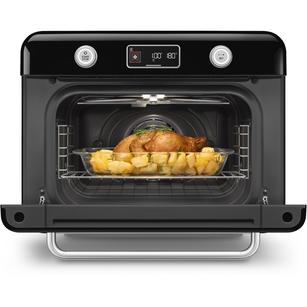 Smeg COF01BLUK 10 in 1 Multifunction Countertop Oven with Steam & Air Fry, Black