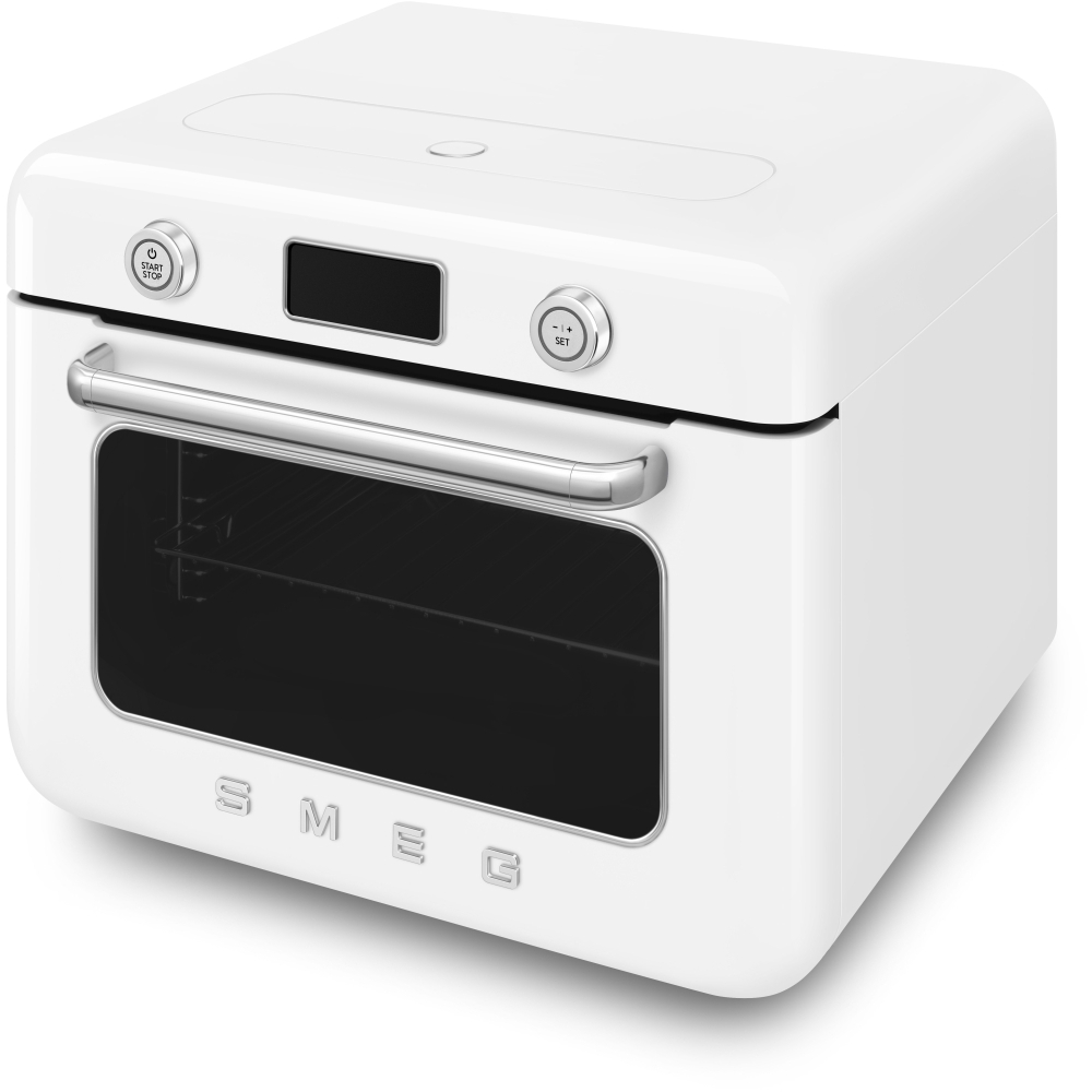 Smeg COF01WHUK 10 in 1 Multifunction Countertop Oven with Steam & Air Fry, White