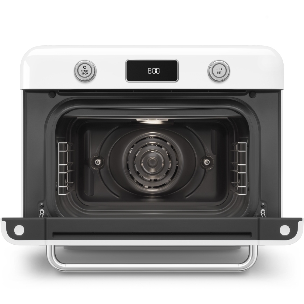 Smeg COF01WHUK 10 in 1 Multifunction Countertop Oven with Steam & Air Fry, White