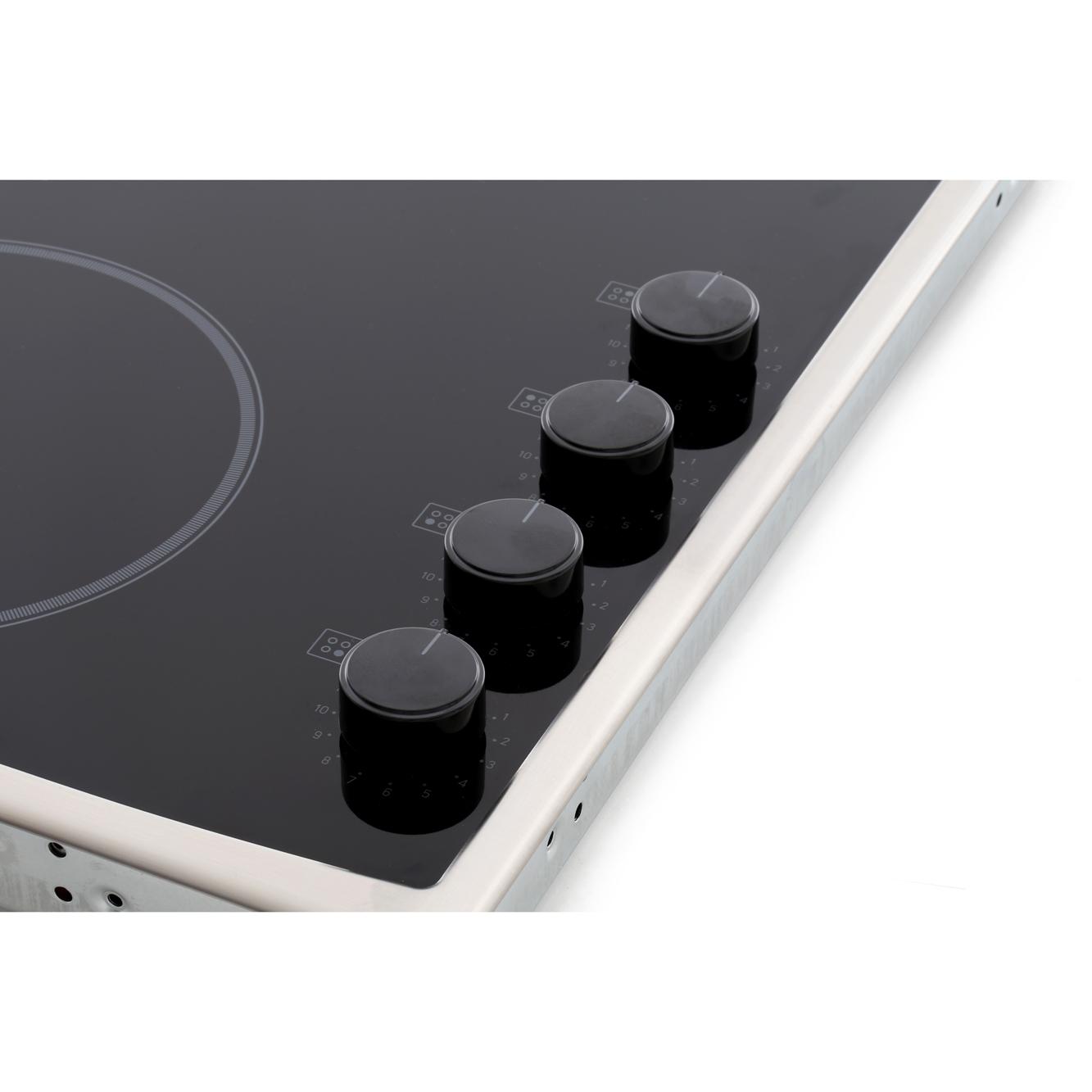 Buy Hotpoint CRM641DX Ceramic Hob Stainless Steel Trim Marks Electrical