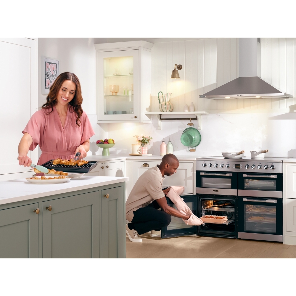 Leisure CS100C510X Cuisinemaster 100cm Ceramic Range Cooker, Stainless Steel, A Rated