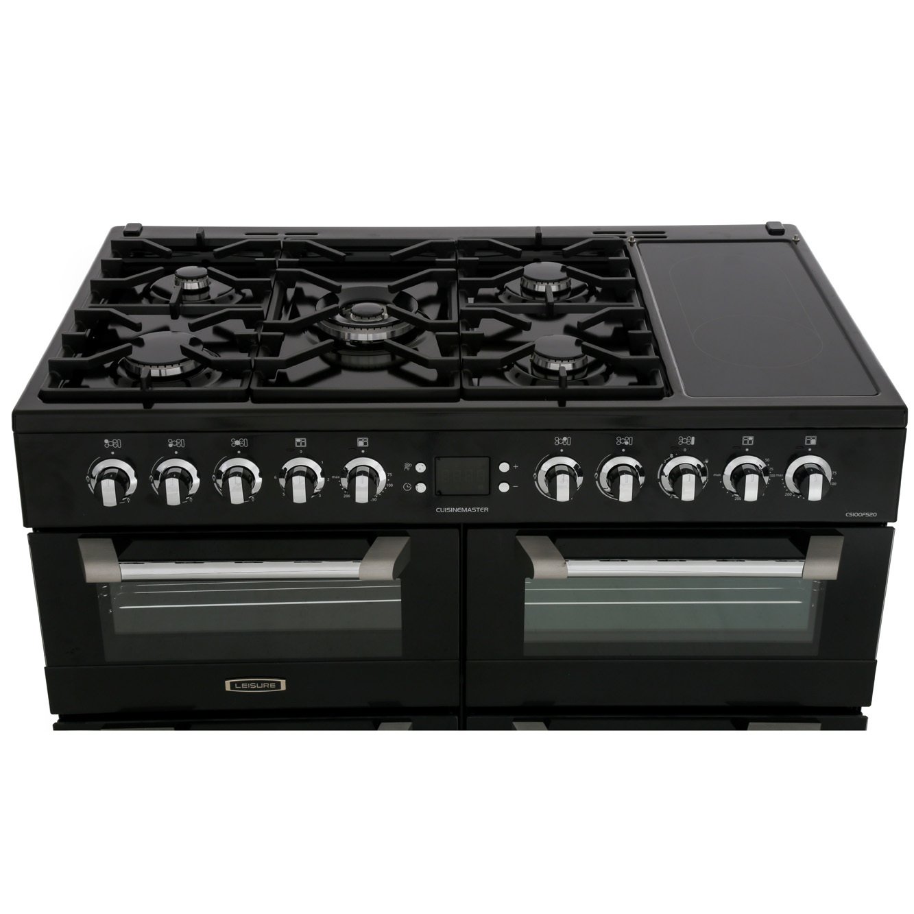 Leisure CS100F520K Cuisinemaster 100cm Dual Fuel Range Cooker, Black, A