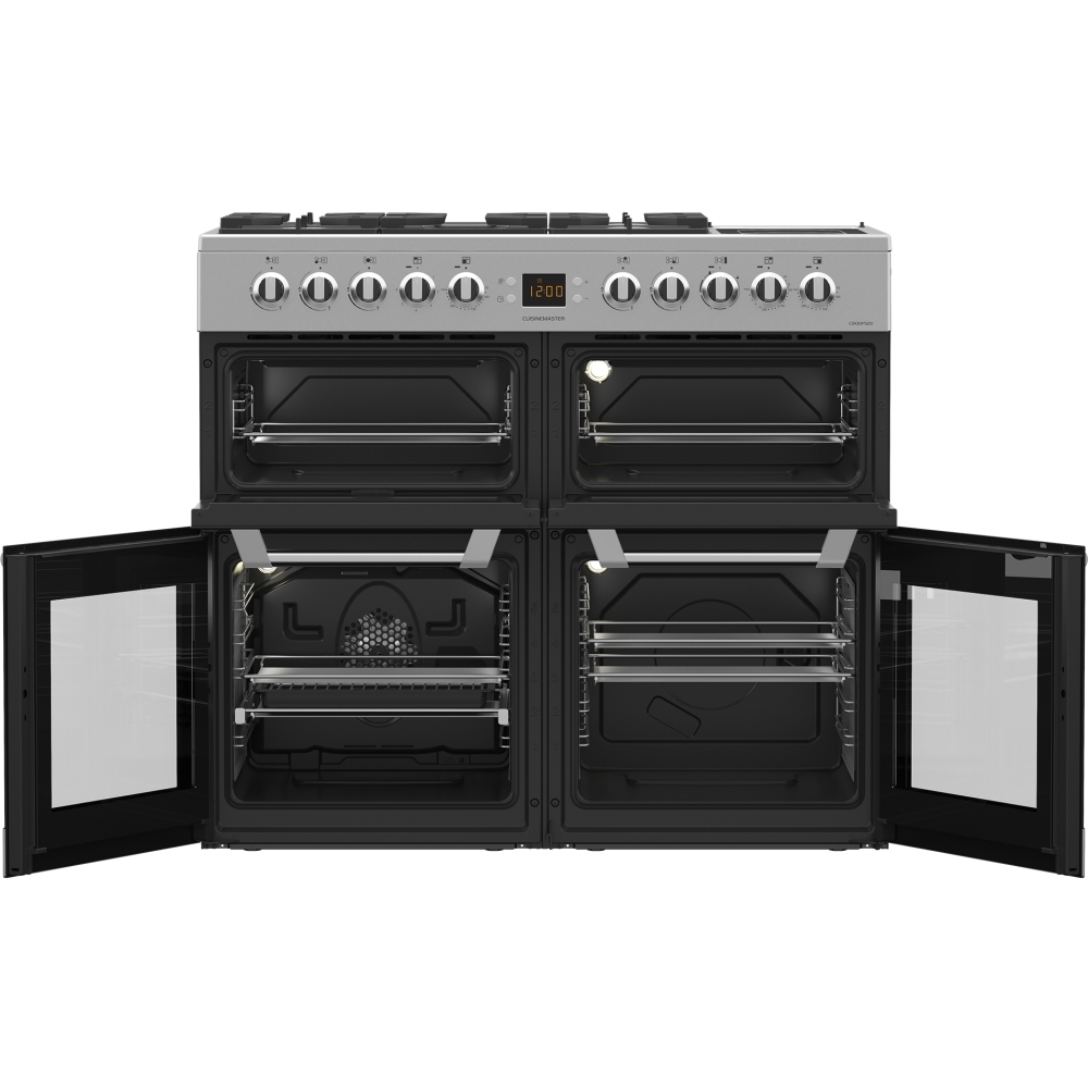 Leisure CS100F520X Cuisinemaster 100cm Dual Fuel Range Cooker, Stainless Steel, A Rated