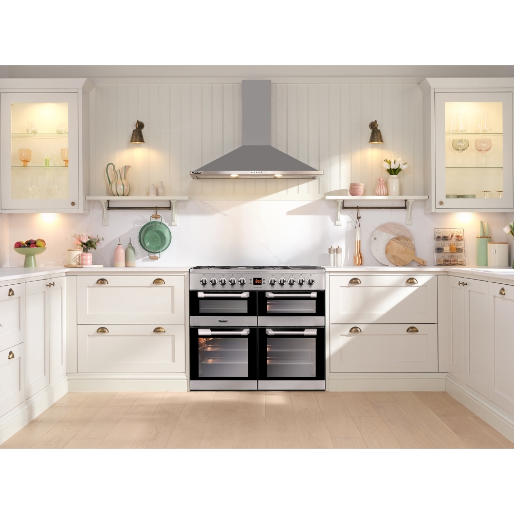 Leisure CS100F520X Cuisinemaster 100cm Dual Fuel Range Cooker, Stainless Steel, A Rated