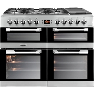 Leisure CS100F520X Cuisinemaster 100cm Dual Fuel Range Cooker, Stainless Steel, A Rated