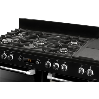 Leisure CS110F722K Cuisinemaster 110cm Dual Fuel Range Cooker, Black, A Rated