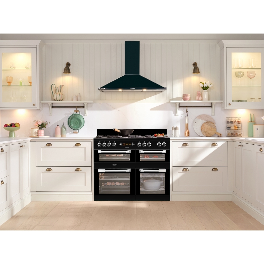 Leisure CS110F722K Cuisinemaster 110cm Dual Fuel Range Cooker, Black, A