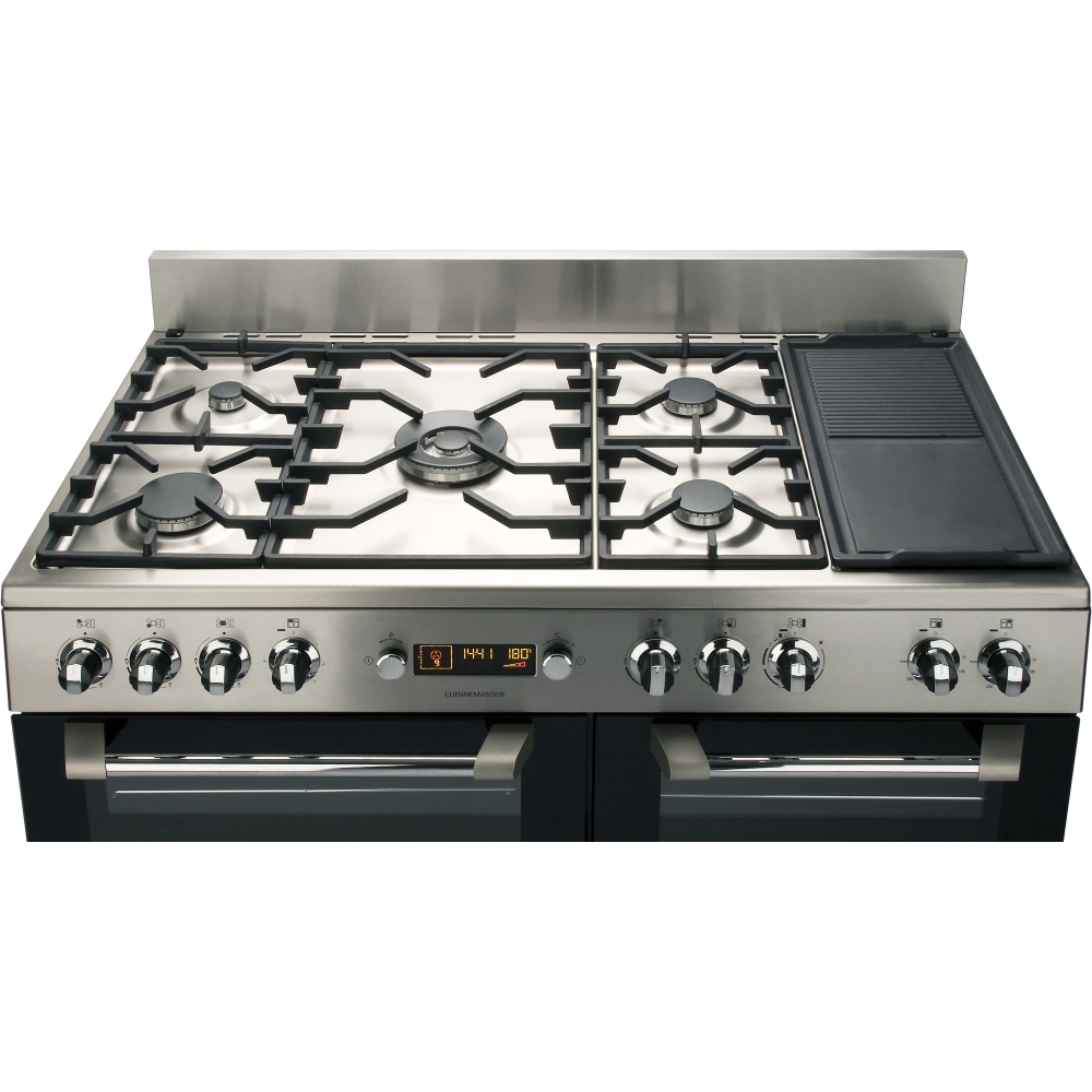 Leisure CS110F722X Cuisinemaster 110cm Dual Fuel Range Cooker, Stainless Steel, A Rated