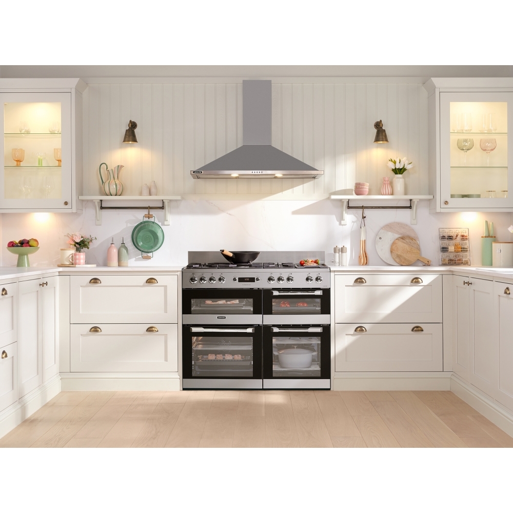Leisure CS110F722X Cuisinemaster 110cm Dual Fuel Range Cooker, Stainless Steel, A Rated