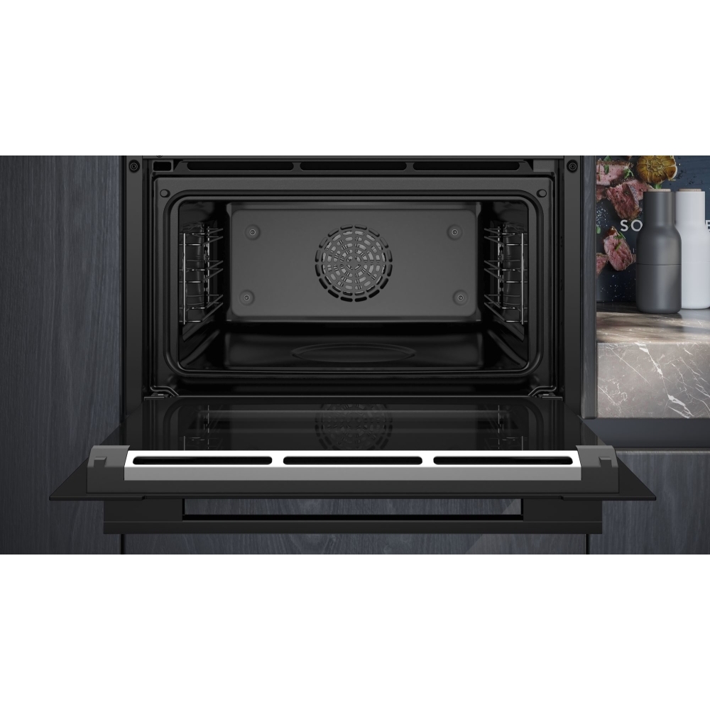 Siemens CS736G1B1 iQ700 Compact Oven with Steam Function, Black, A+ Rated