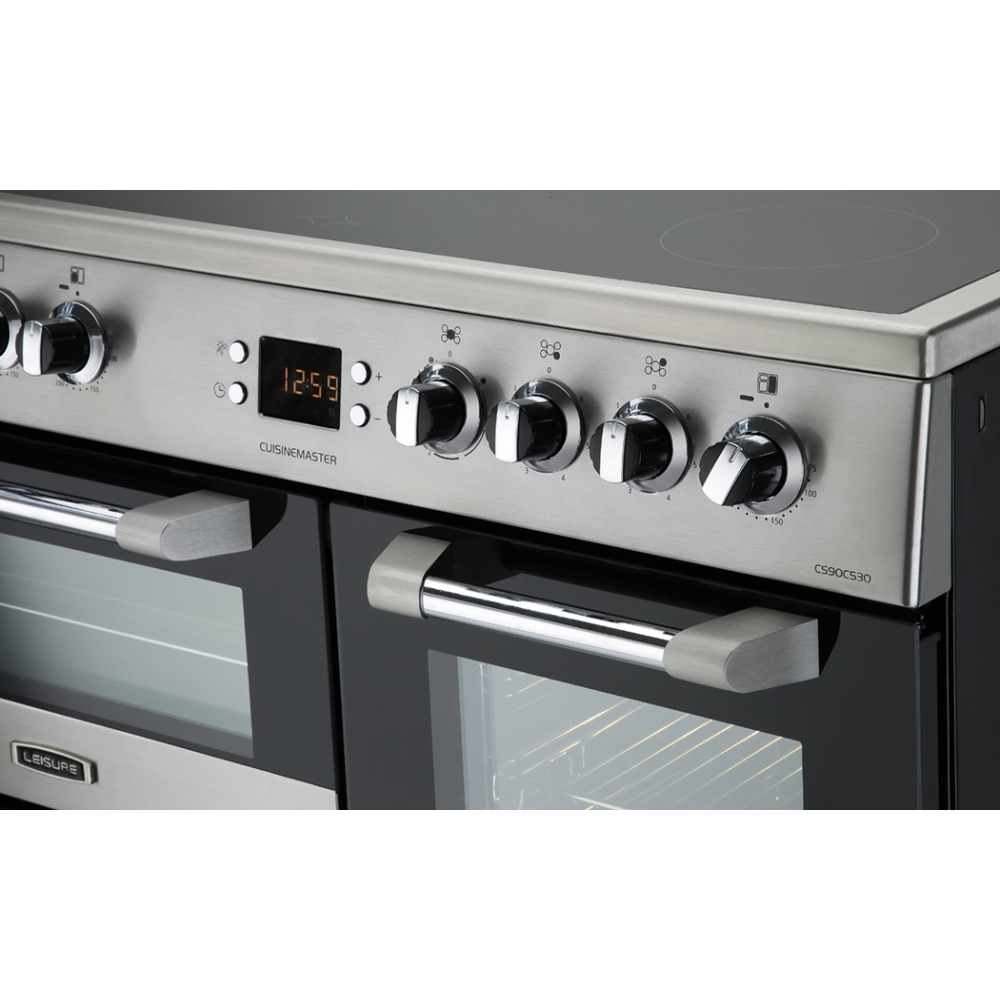 Leisure CS90C530X Cuisinemaster 90cm Ceramic Range Cooker, Stainless