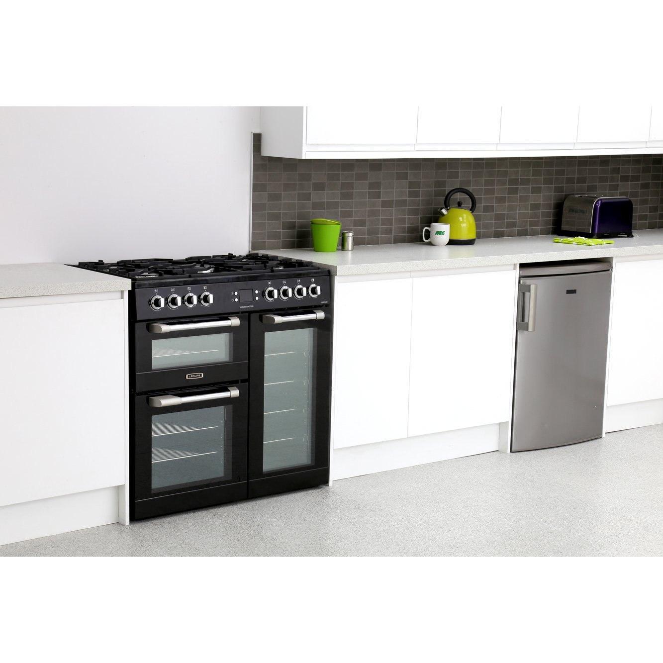 Buy Leisure Cuisinemaster CS90F530K 90cm Dual Fuel Range Cooker (CS90F530K) Black Marks