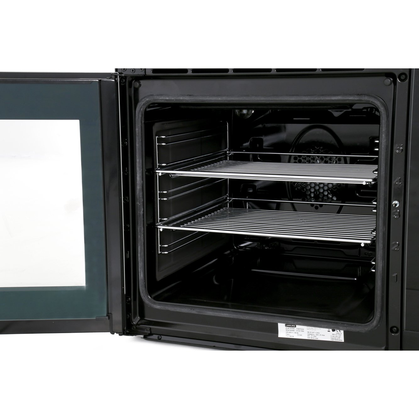 Leisure CS90F530K Cuisinemaster 90cm Dual Fuel Range Cooker, Black, A Rated