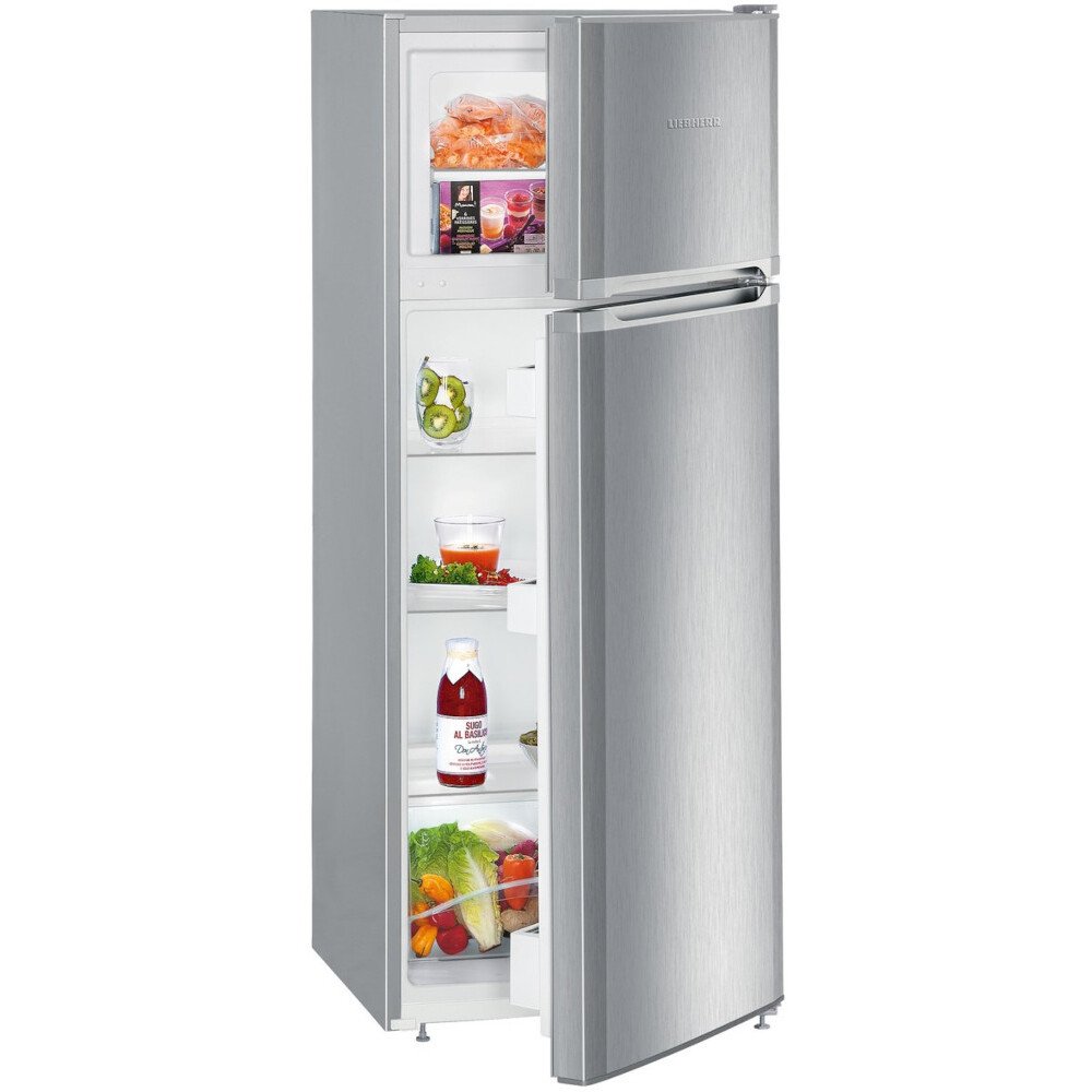 Liebherr CTele 2531 Static Fridge Freezer, 80/20, Silver, E Rated