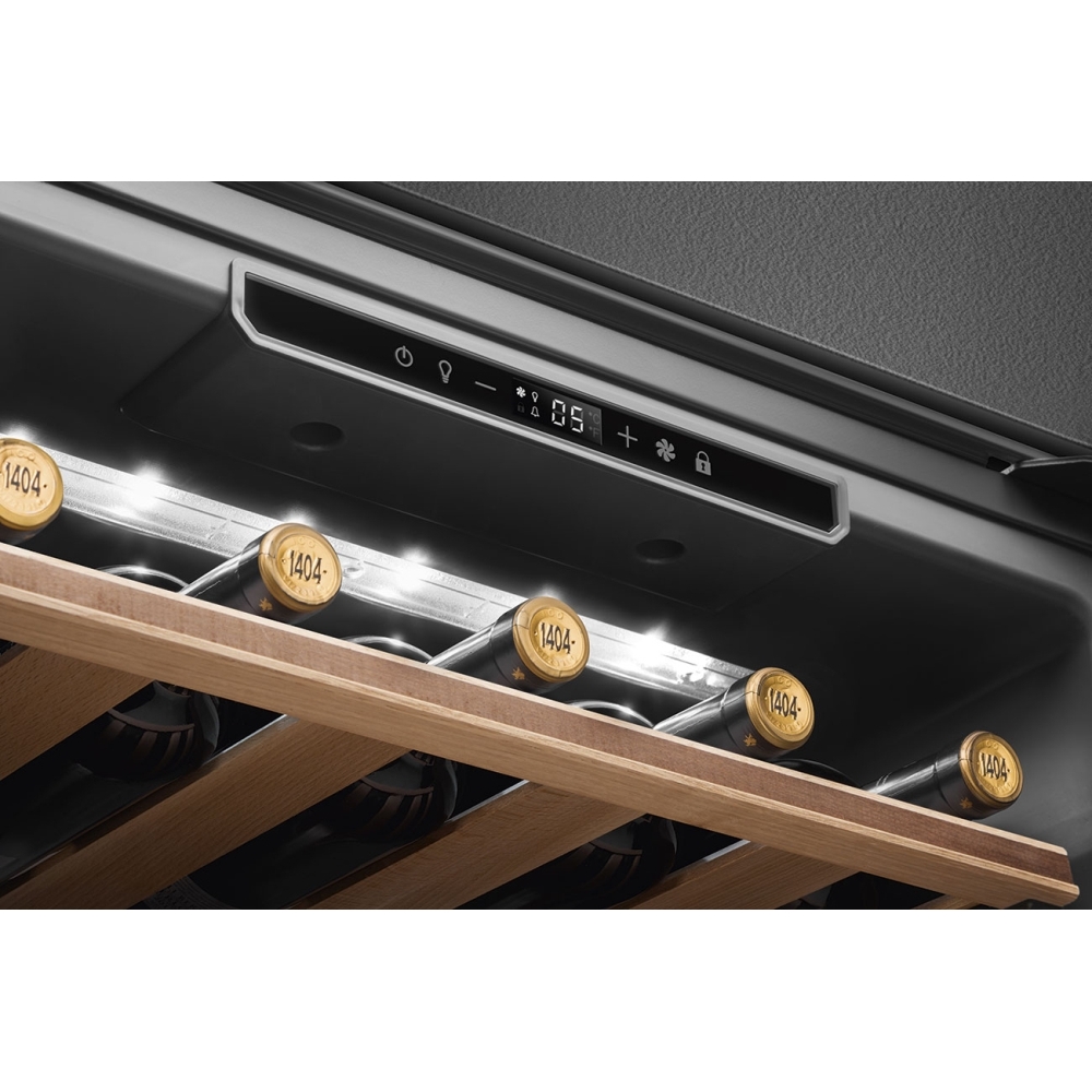 Smeg CVI320XE Integrated Wine Cooler, Black, F Rated