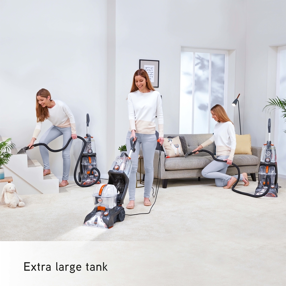 Vax CWGRV011 Rapid Power Revive Carpet Cleaner, Grey