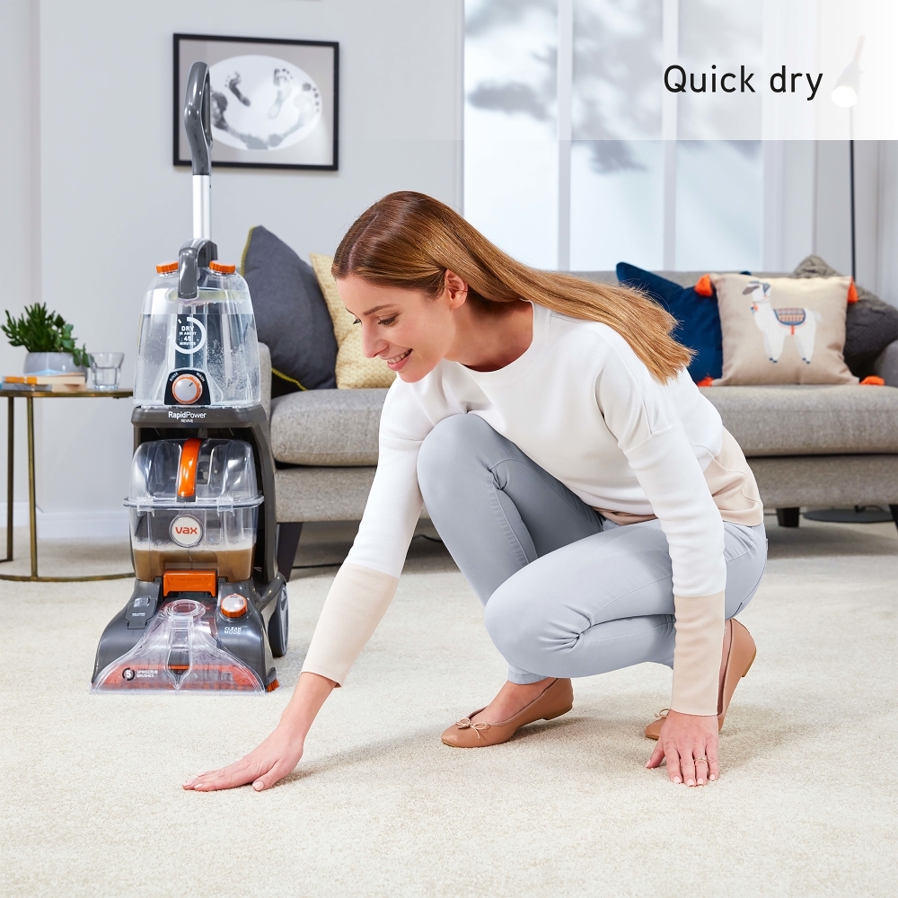 Vax CWGRV011 Rapid Power Revive Carpet Cleaner, Grey