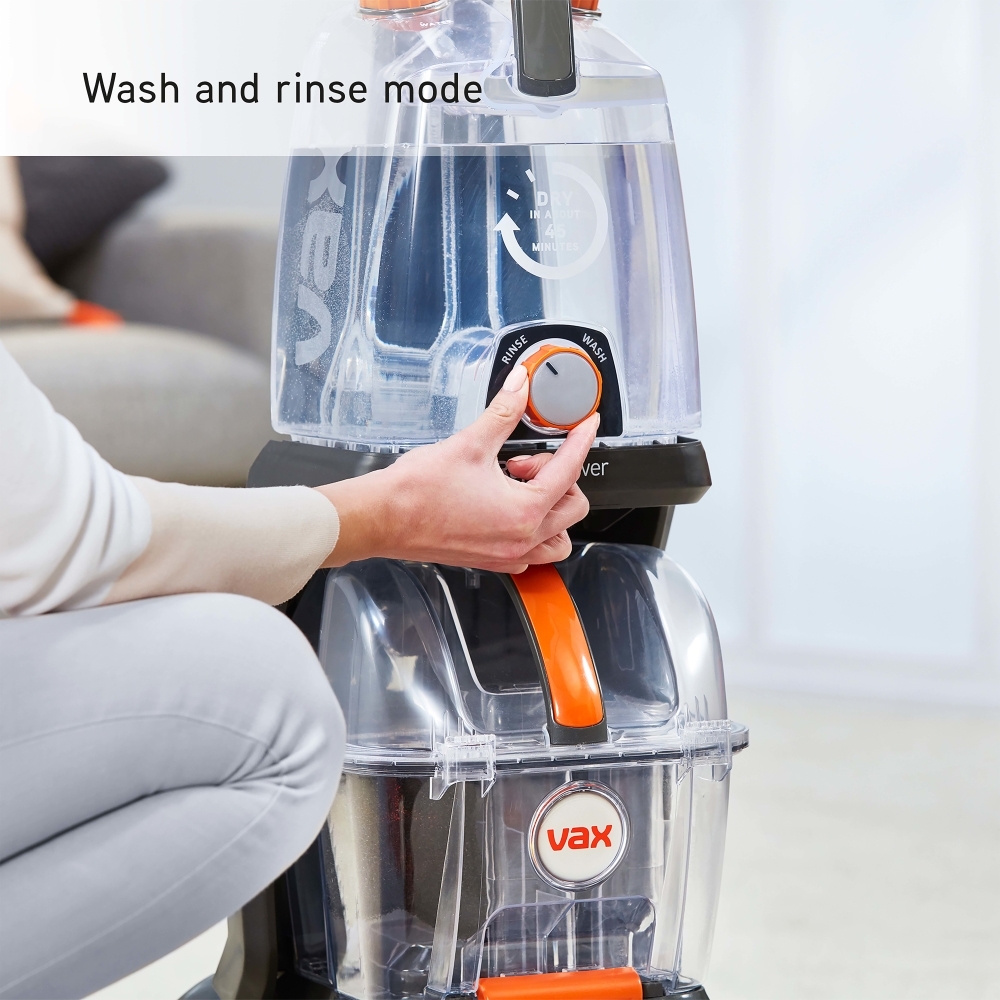 Vax CWGRV011 Rapid Power Revive Carpet Cleaner, Grey