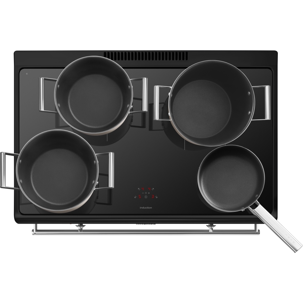Smeg CX91IMBL 90cm Induction Range Cooker, Black, A Rated