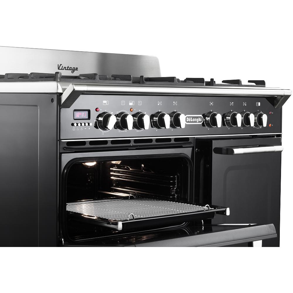 Buy DeLonghi D3VR 908DF/BL 90cm Dual Fuel Range Cooker (D3VR908DFBL
