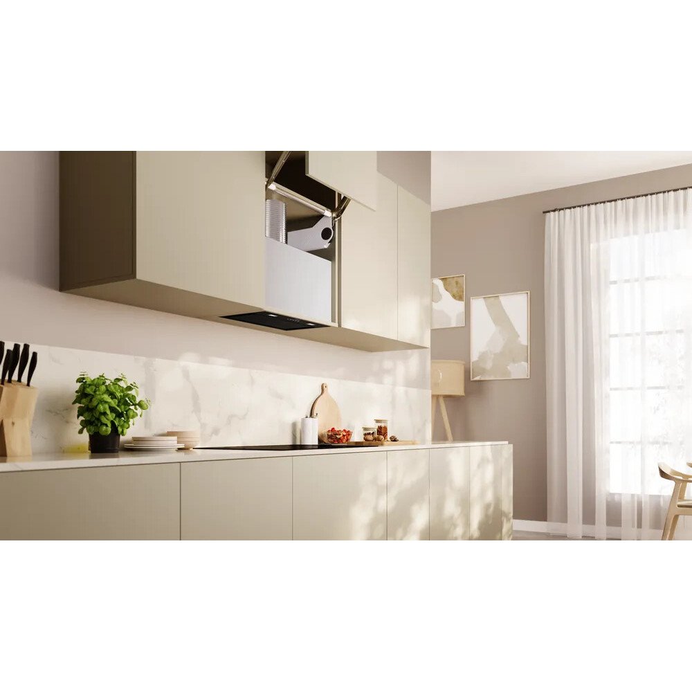 Neff D54NAC1S0B N70 Canopy Cooker Hood, Black, A Rated