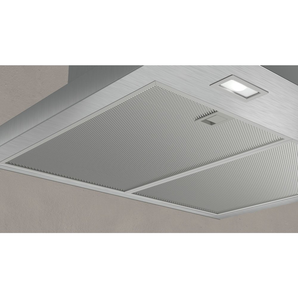 Neff D64QFM1N0B N50 60cm Chimney Cooker Hood, Stainless Steel, A Rated