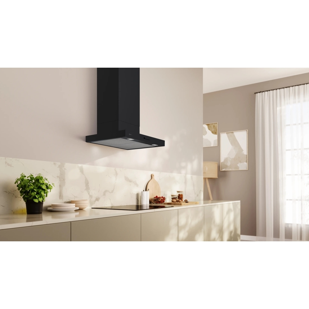 Neff D65BCC2S0B N50 Integrated Cooker Hood, Black, B Rated