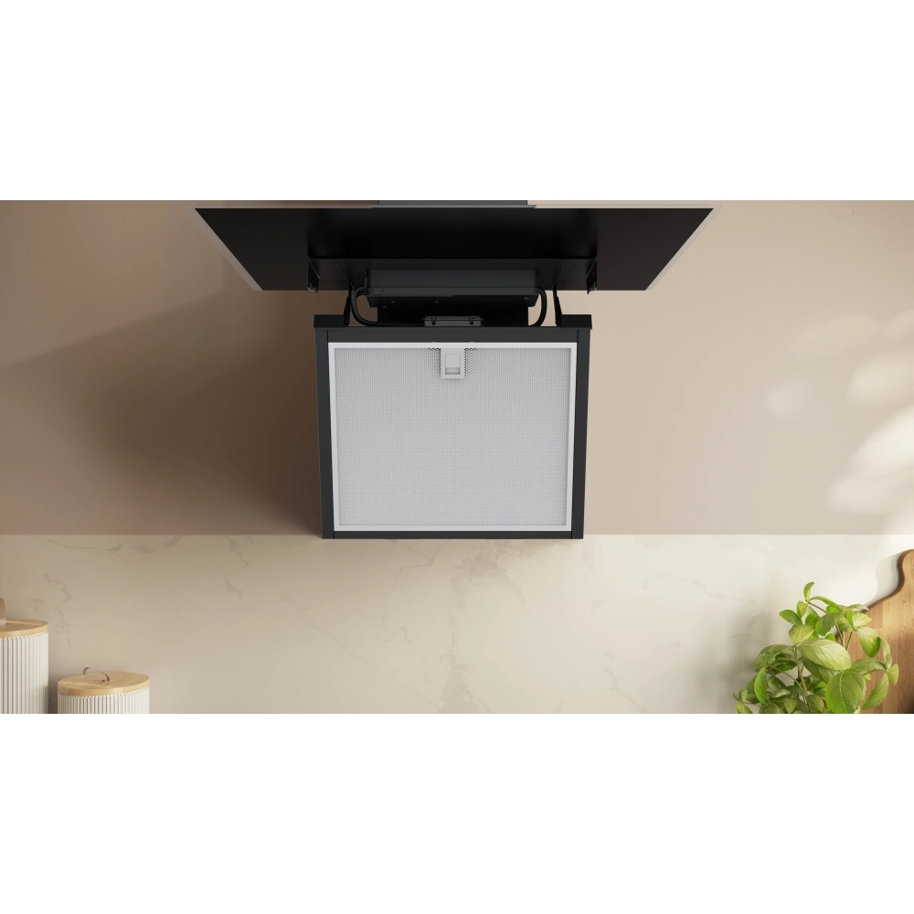 Neff D65ICN1S0B N70 60cm Chimney Cooker Hood, Black, A+ Rated