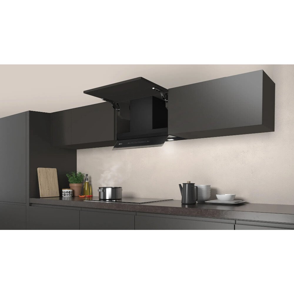 Neff D65XAM2S0B N70 Integrated Cooker Hood, Black, B Rated