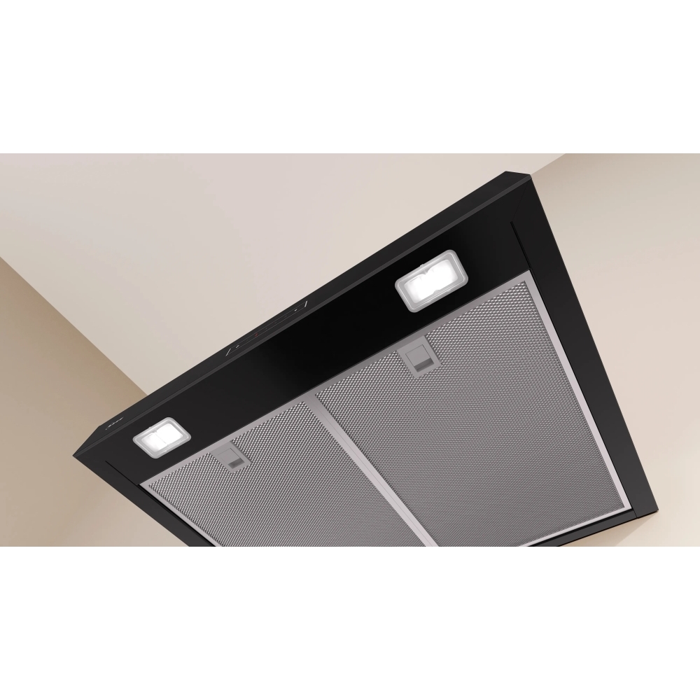 Neff D67BDN2S0B N70 Integrated Cooker Hood, Black, A++ Rated