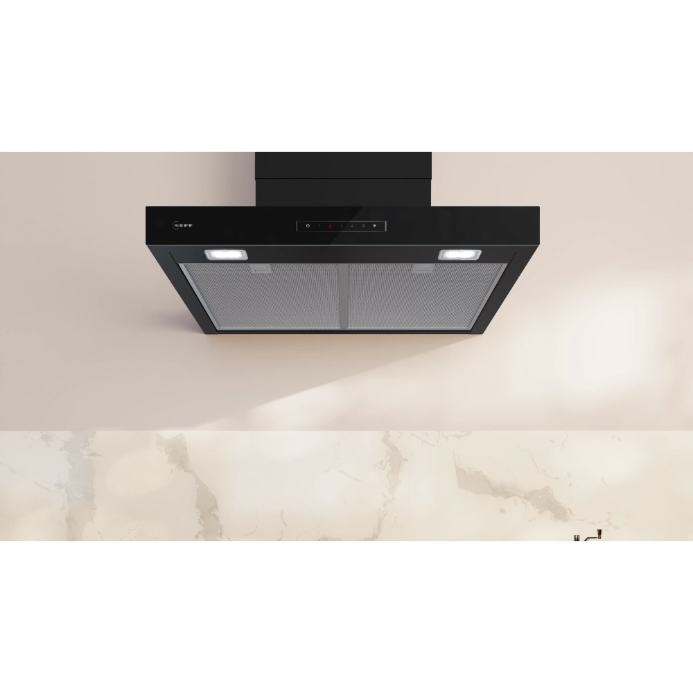 Neff D67BDN2S0B N70 Integrated Cooker Hood, Black, A++ Rated