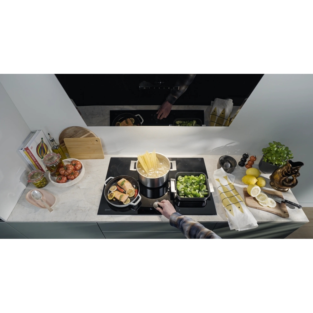 Neff D85ICN1S0B N70 80cm Chimney Cooker Hood, Black, A+ Rated