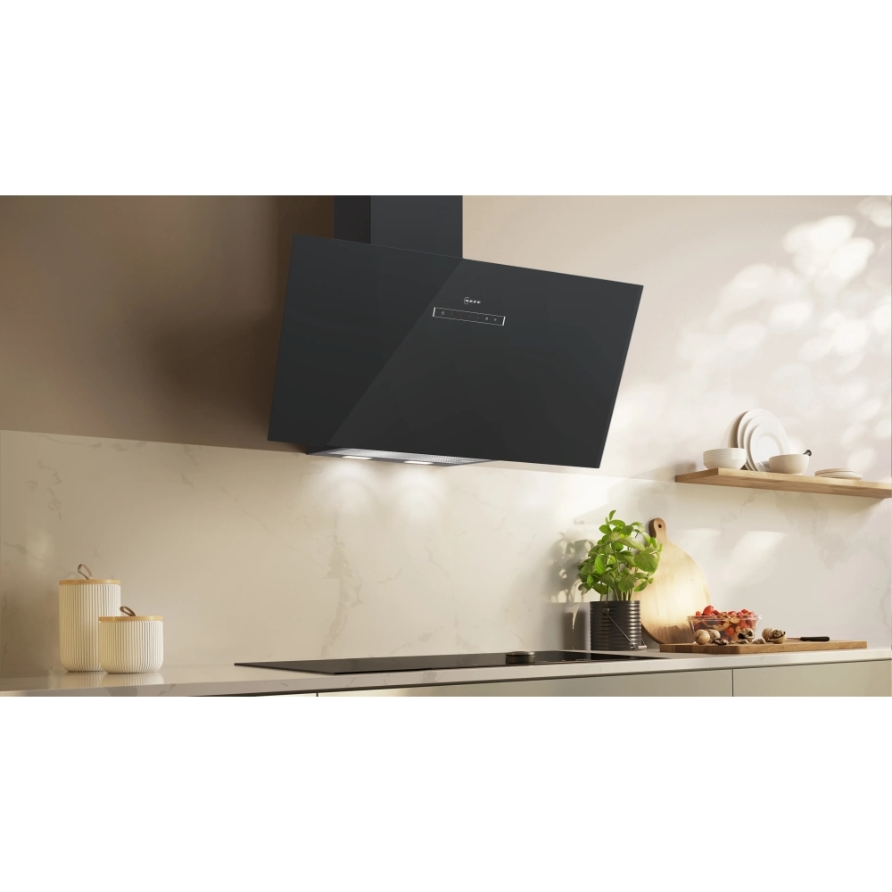 Neff D85ICN1S0B N70 80cm Chimney Cooker Hood, Black, A+ Rated
