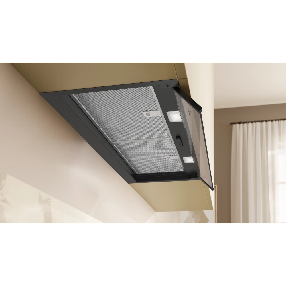 Neff D85XCC2S0B N50 Integrated Cooker Hood, Black, B Rated