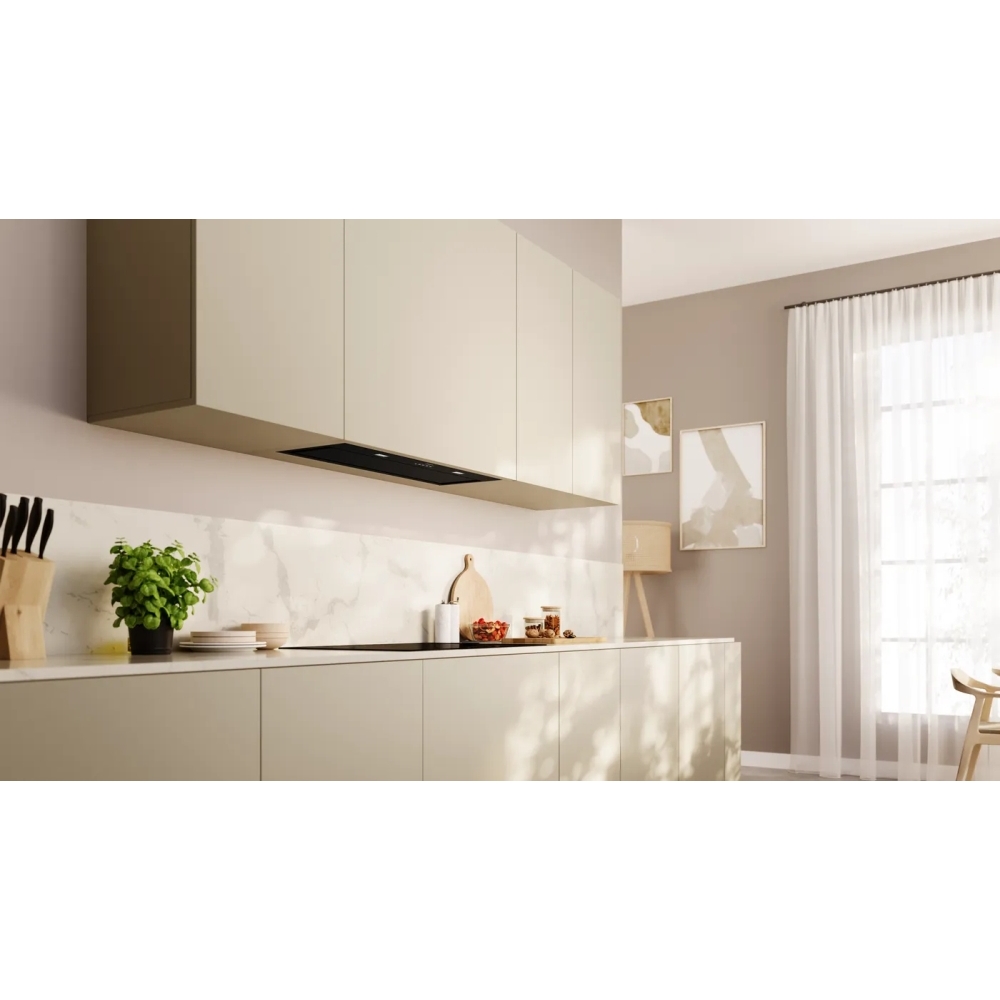 Neff D86NAC1S0B N70 Canopy Cooker Hood, Black, A Rated