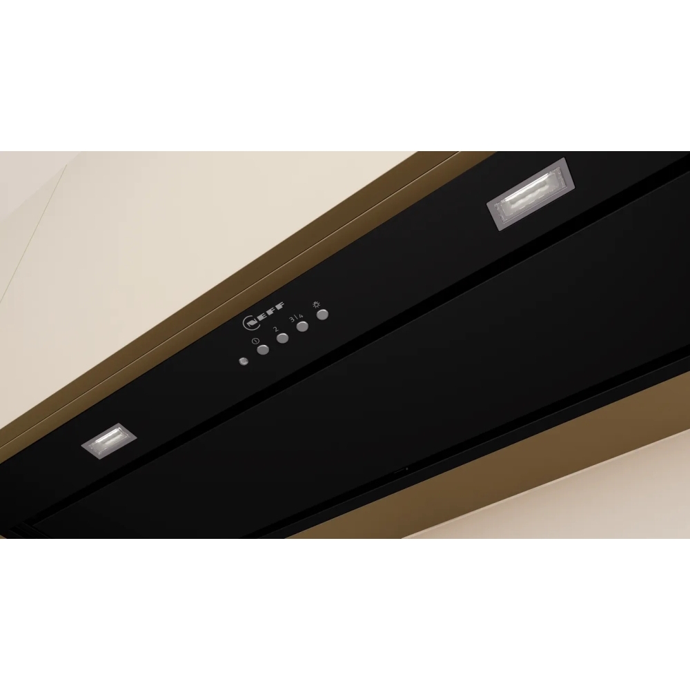 Neff D86NAC1S0B N70 Canopy Cooker Hood, Black, A Rated