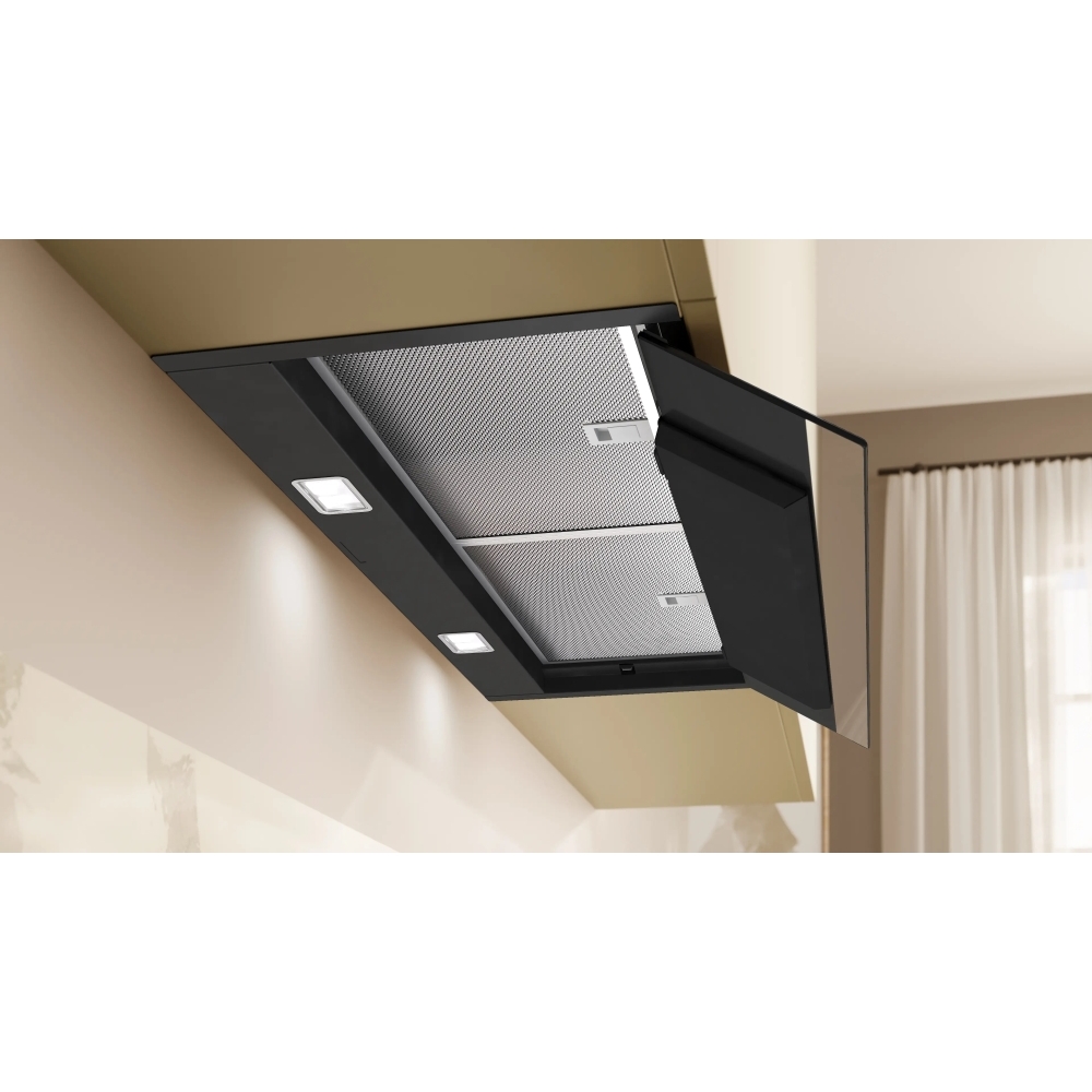 Neff D88XET2S0B N90 Integrated Cooker Hood, Black, A+ Rated