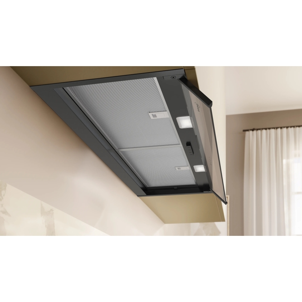 Neff D95XCC2S0B N50 Integrated Cooker Hood, Black, B Rated