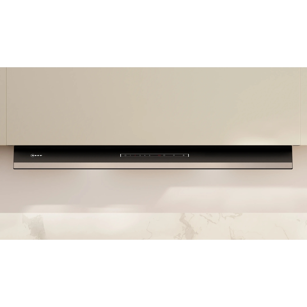 Neff D98XET2S0B N90 Integrated Cooker Hood, Black, A+ Rated
