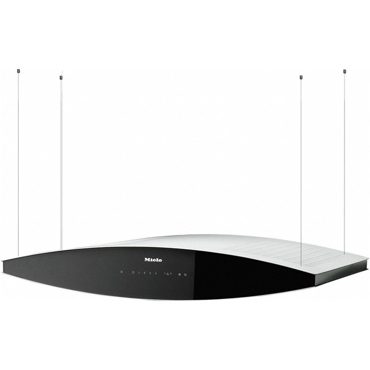 Buy Miele DA7006D Aura Island Hood (DA7006DAura) Black with Stainless