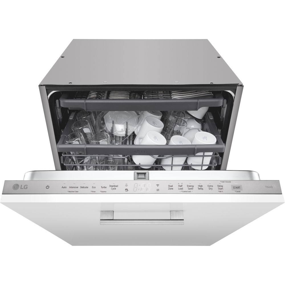 LG DB243TX Fully Integrated Dishwasher, 14 Place Settings, D Rated