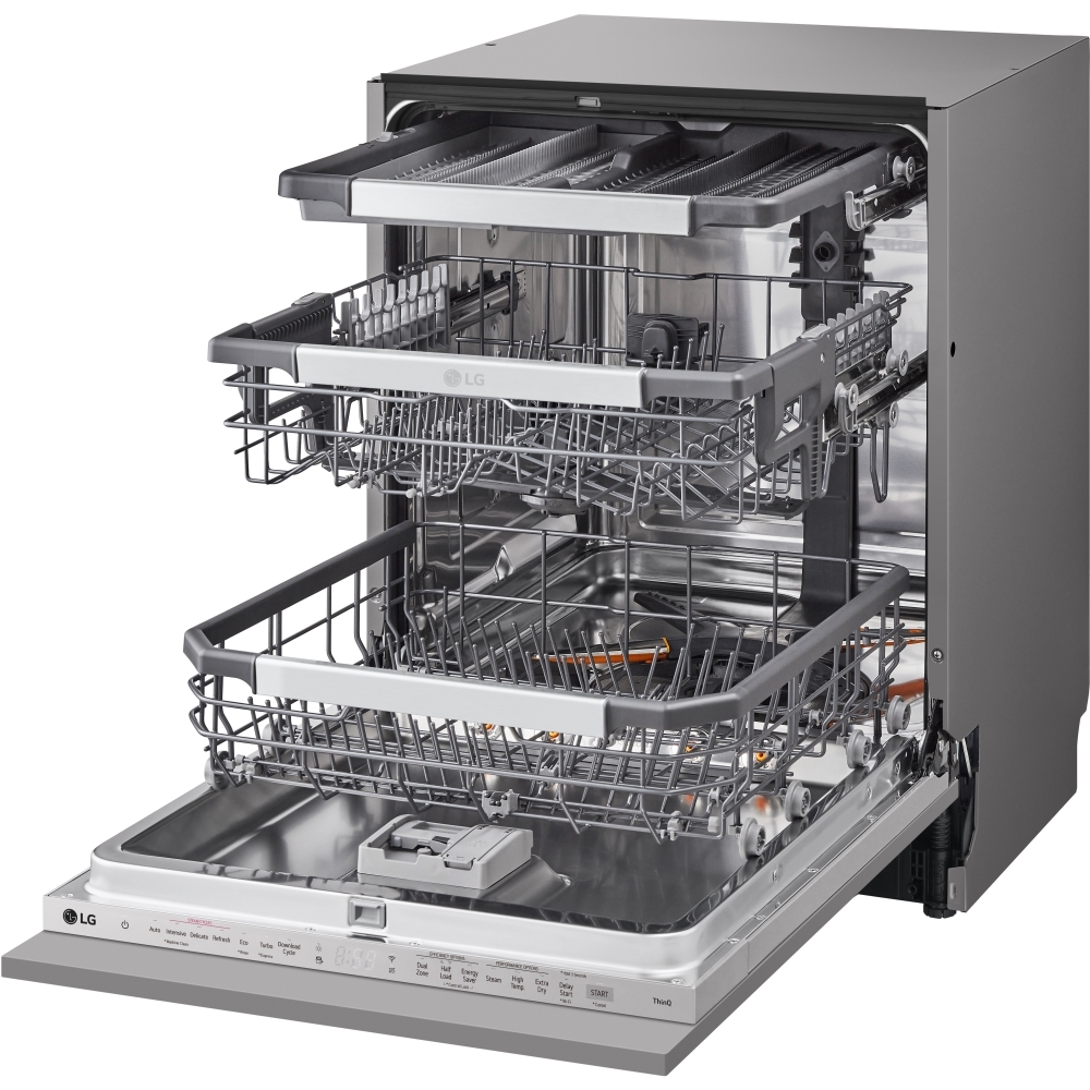 LG DB476TXS Fully Integrated Dishwasher, 14 Place Settings, A Rated