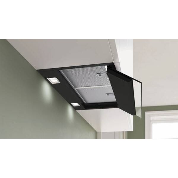 Bosch DBB67DP60B Series 6 Integrated Cooker Hood, Black, A+ Rated