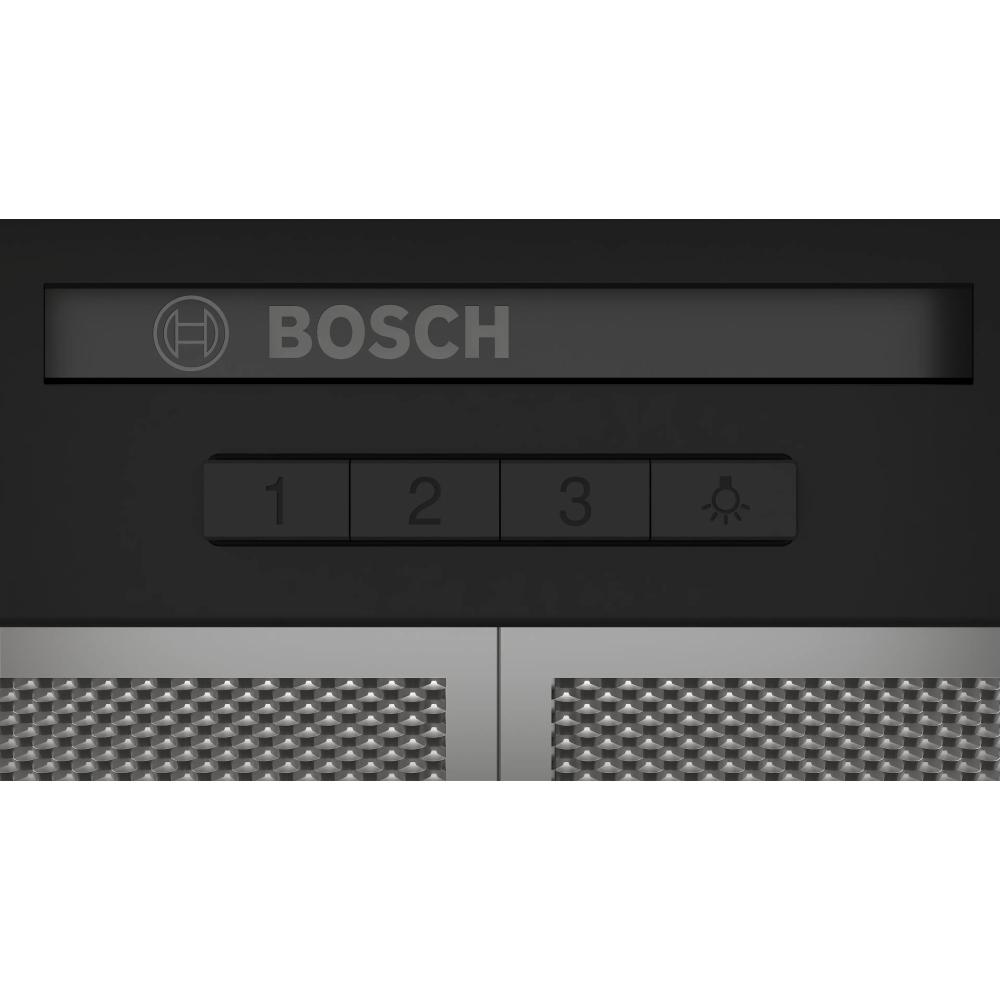 Bosch DBB83BC60B Series 2 Integrated Cooker Hood, Black, D Rated