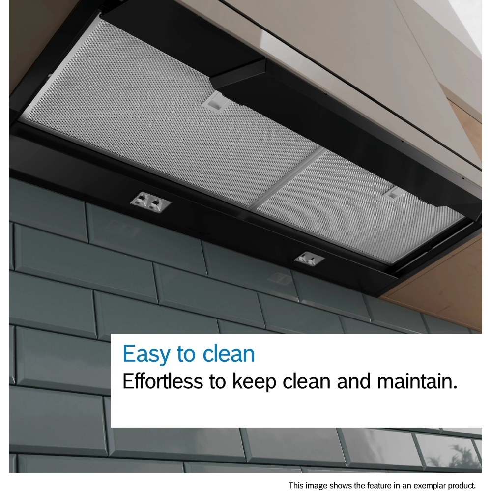 Bosch DBB85CC60B Series 4 Integrated Cooker Hood, Black, B Rated