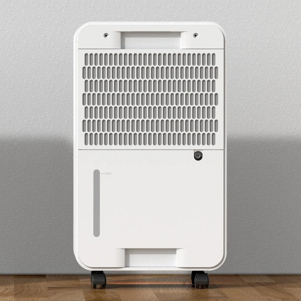 Ecoair DC12 MK3 Dehumidifier with Timer, Continuous Drainage Digital Hygrometer Display and Laundry Drying, White